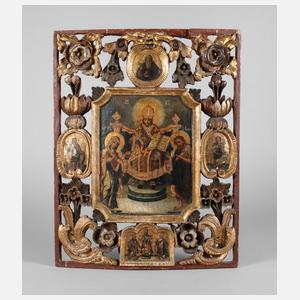 Deesis mit Randheiligen