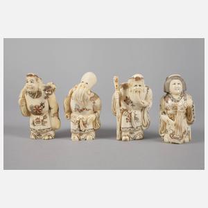 Figürliche Beinschnitzereien