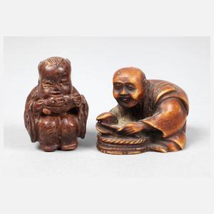 Zwei Netsuken