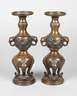 Paar Bronzeleuchter