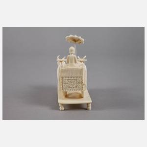 Ochsengespann Elfenbein