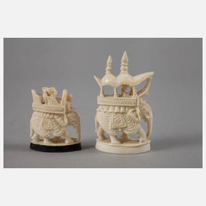 Schachspiel Elfenbein