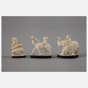 Schachspiel Elfenbein