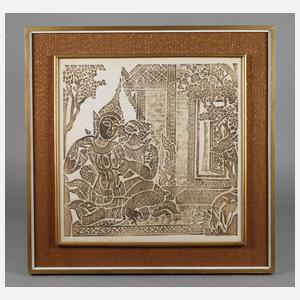 Steinabreibung Philippinen