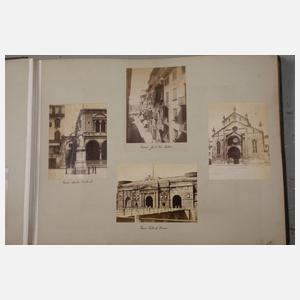 Zwei Fotobände ”Italien 1892–93”