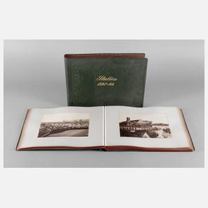 Zwei Fotobände ”Italien 1892–93”