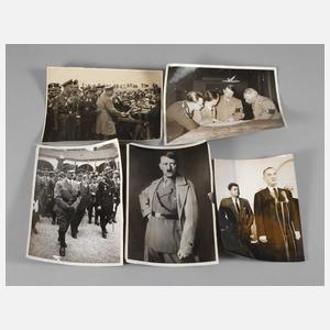 Sechs Pressefotos III. Reich und USA