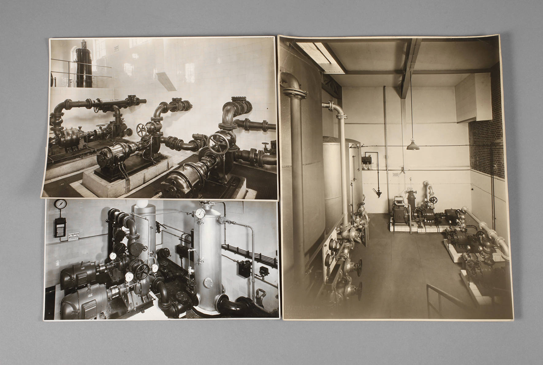 Max Krajewsky, drei Industrie-Fotografien