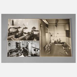 Max Krajewsky, drei Industrie-Fotografien