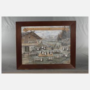 Erinnerungsbild Trachtenverein ”D´Kirchstoaner” 1930