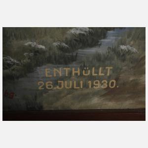 Erinnerungsbild Trachtenverein ”D´Kirchstoaner” 1930