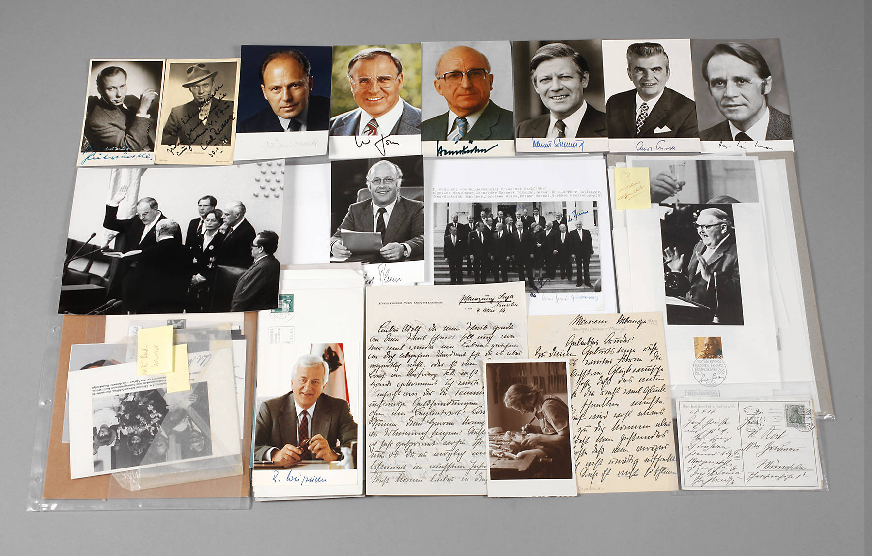 Sammlung Autografen Politik
