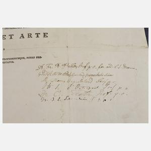 Doktorbrief der Universität Würzburg 1823