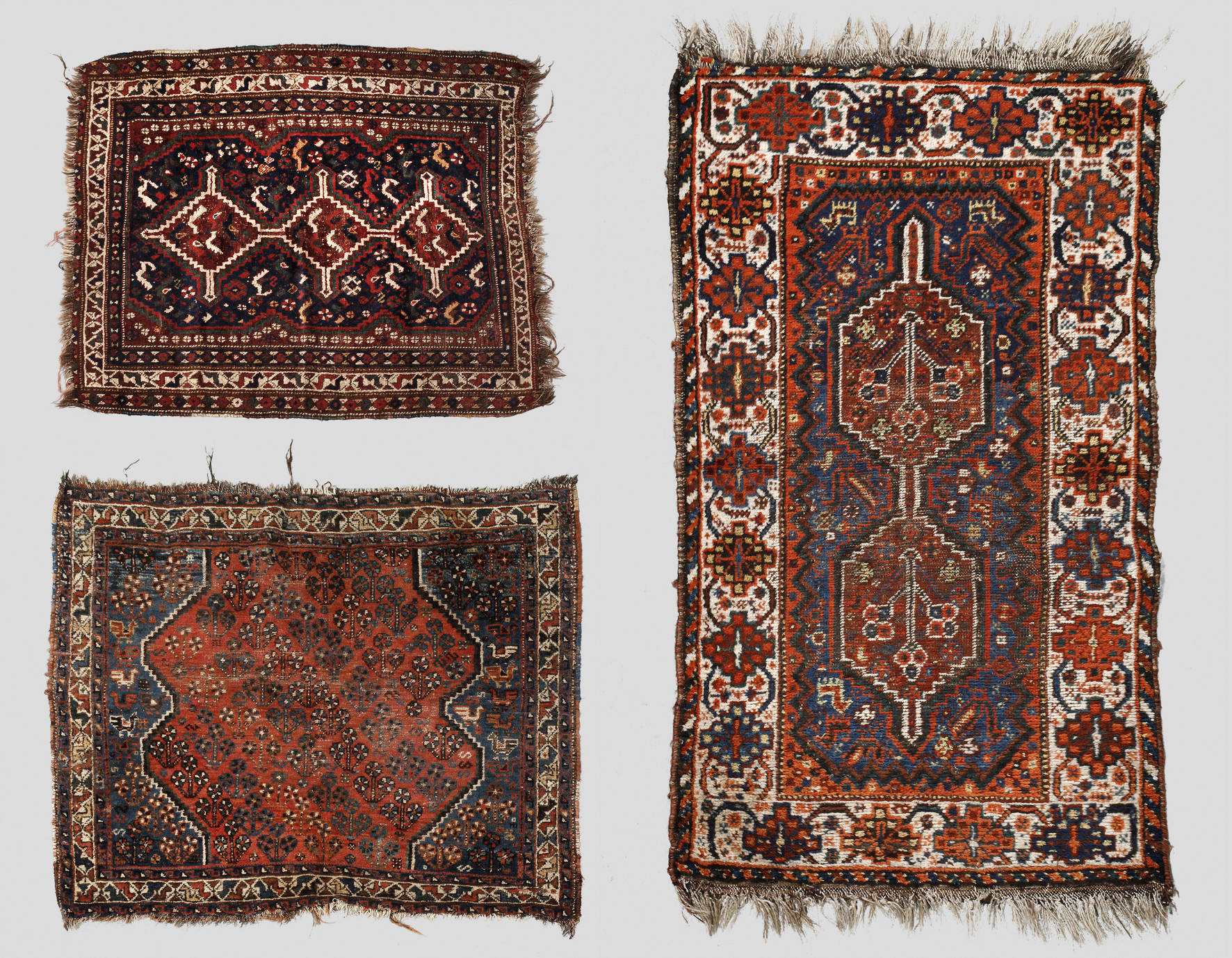 Drei Nomadenteppiche