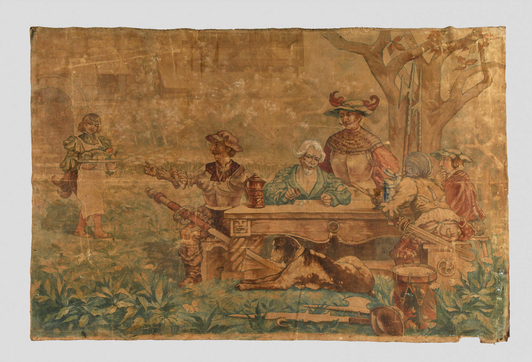 Große Gobelin-Malerei