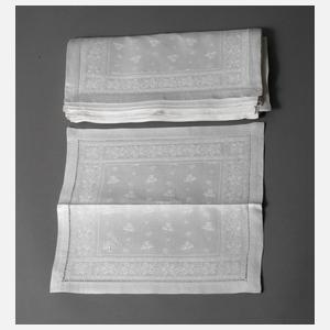 Elf Servietten Blütendekor