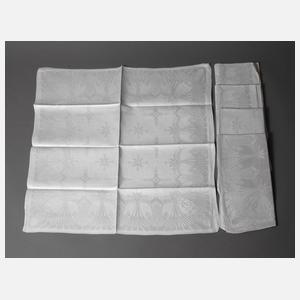 Fünf Servietten Jugendstil