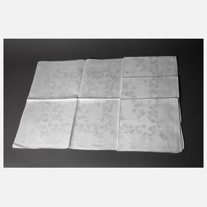 Vier Servietten Jugendstil