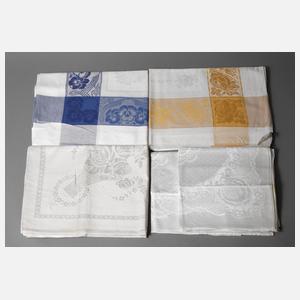 Konvolut Tischwäsche Durchbrucharbeit