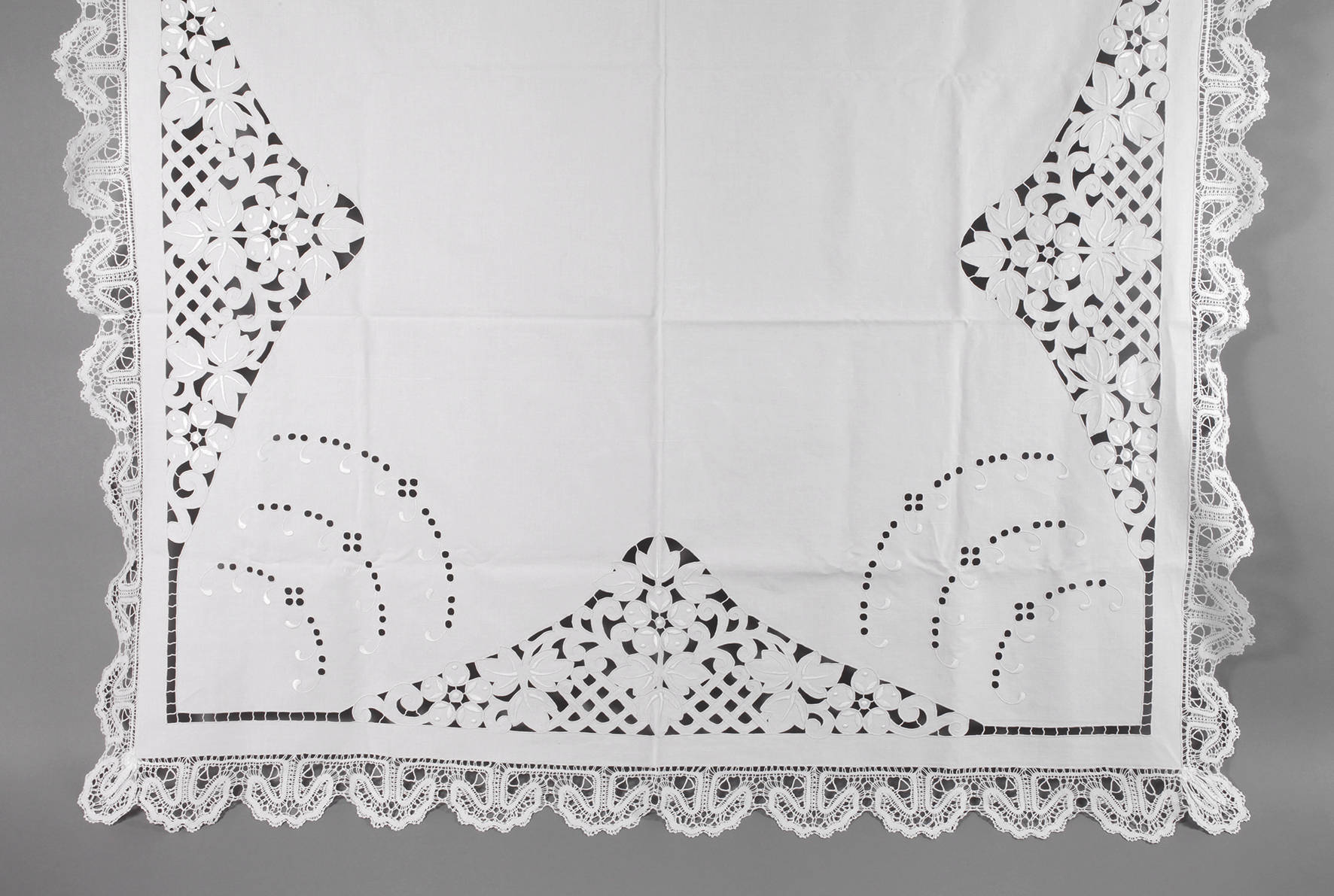 Feine Handarbeitsdecke