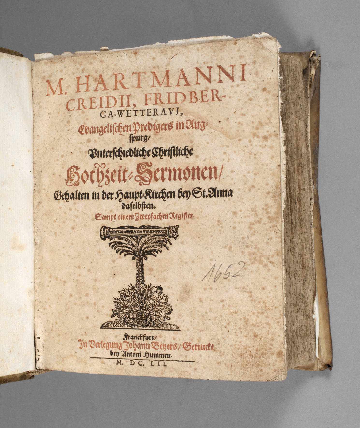 Creidius Predigtenbuch 1652