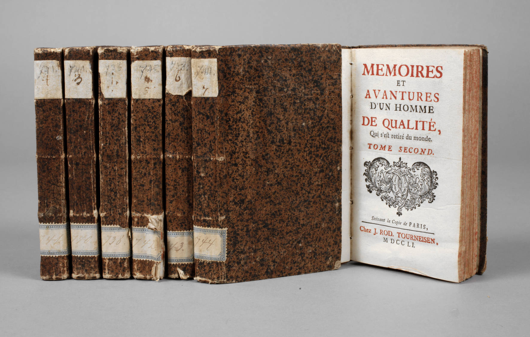 Prévosts Memoires eines Mannes von Stand 1751