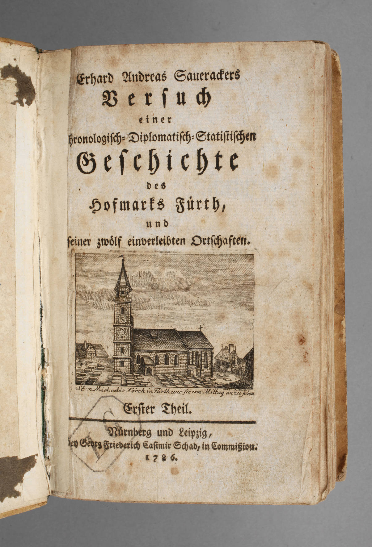 Sauerackers Geschichte Fürths 1786