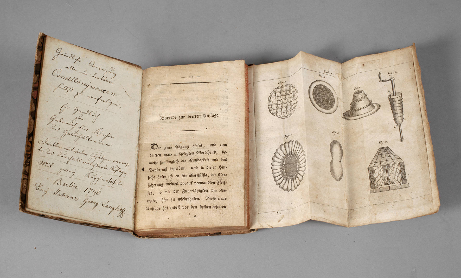 Louise Friedels Konditoreibuch 1796