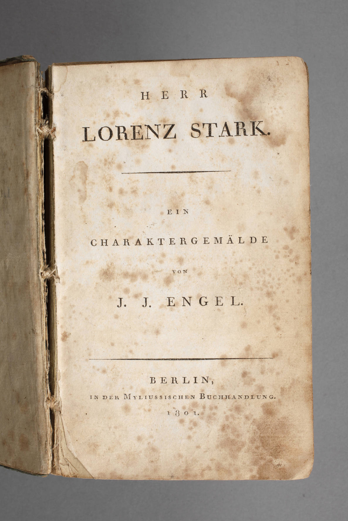 Johann Jakob Engels Familienroman 1801