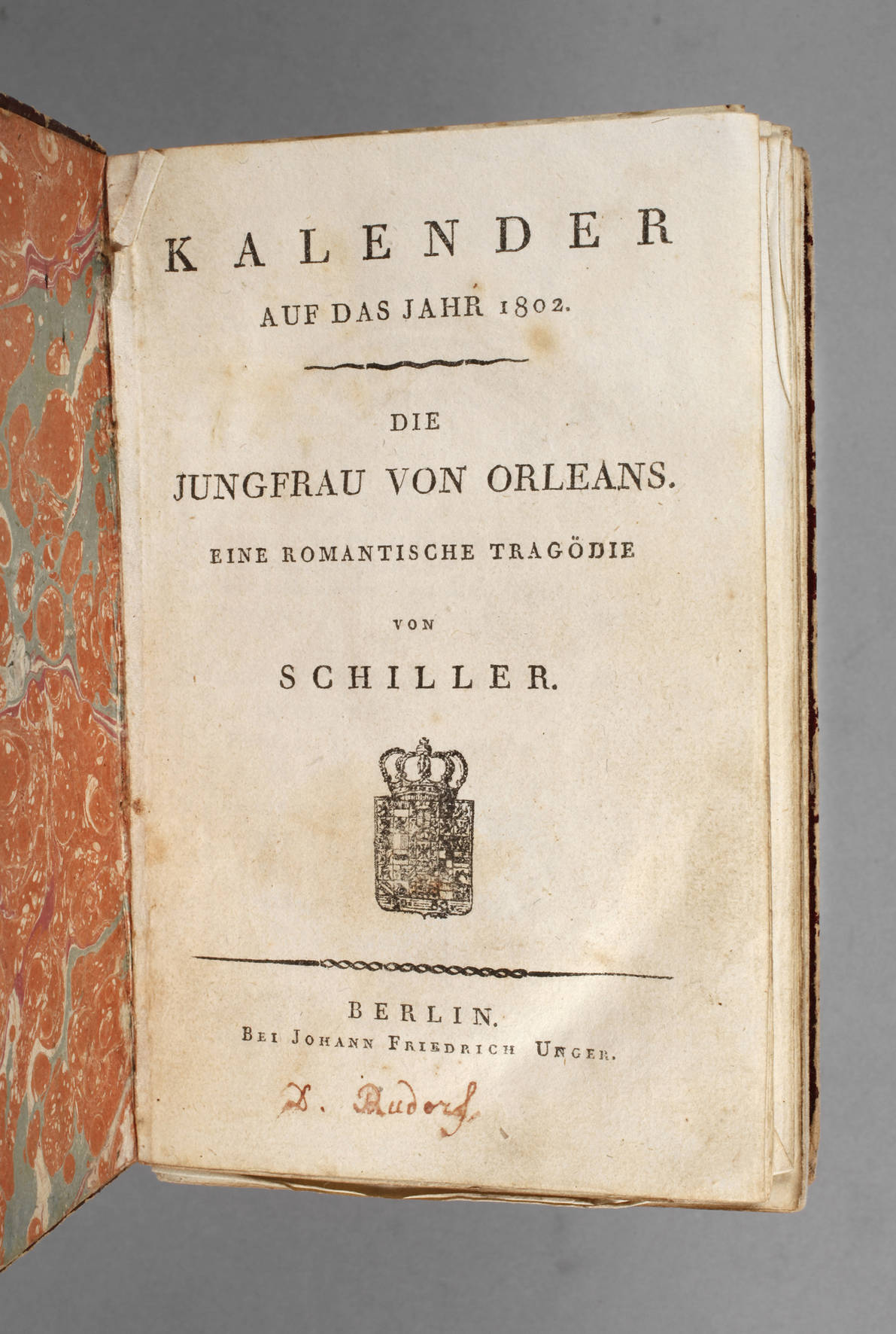 Friedrich Schiller Drama 1802