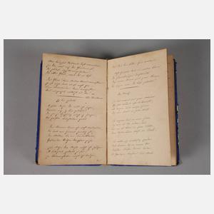 Gedichtsammlung in Abschrift 1850