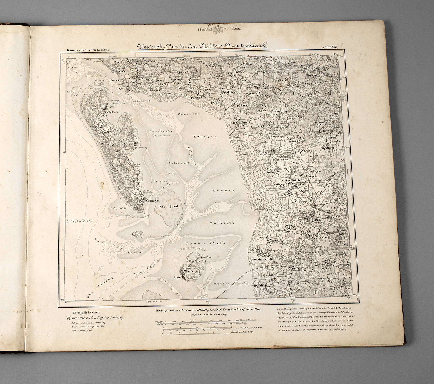 Atlas des Militärs um 1905