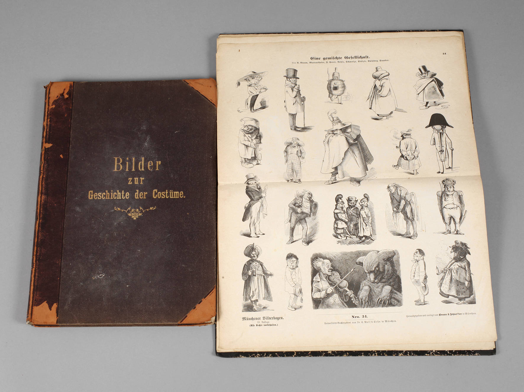 Münchener Bilderbogen um 1880