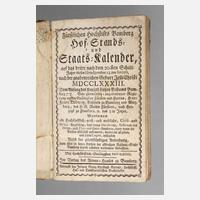 Bamberger Almanach 1783111