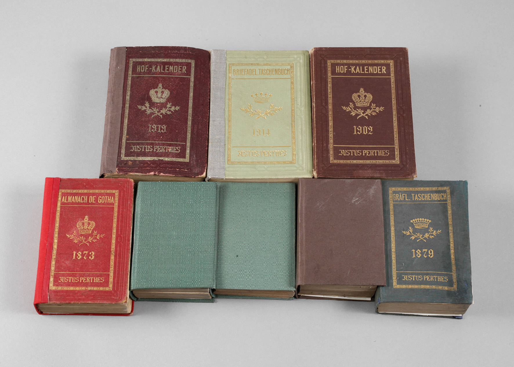 Konvolut Hofkalender Gotha 19. Jh.