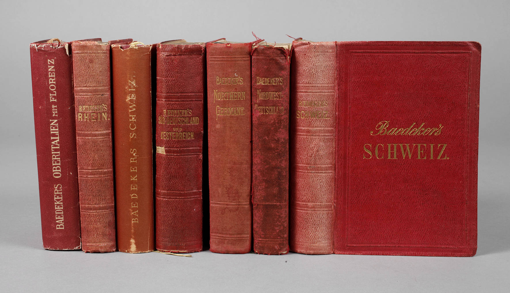Konvolut Baedeker's Reiseführer
