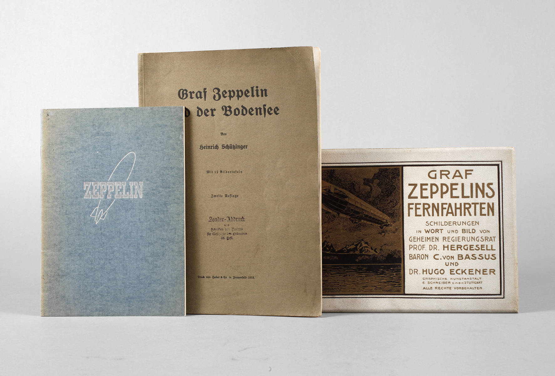 Konvolut Zeppelin-Literatur