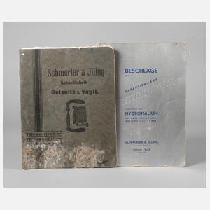 Zwei Firmenkataloge Beschläge