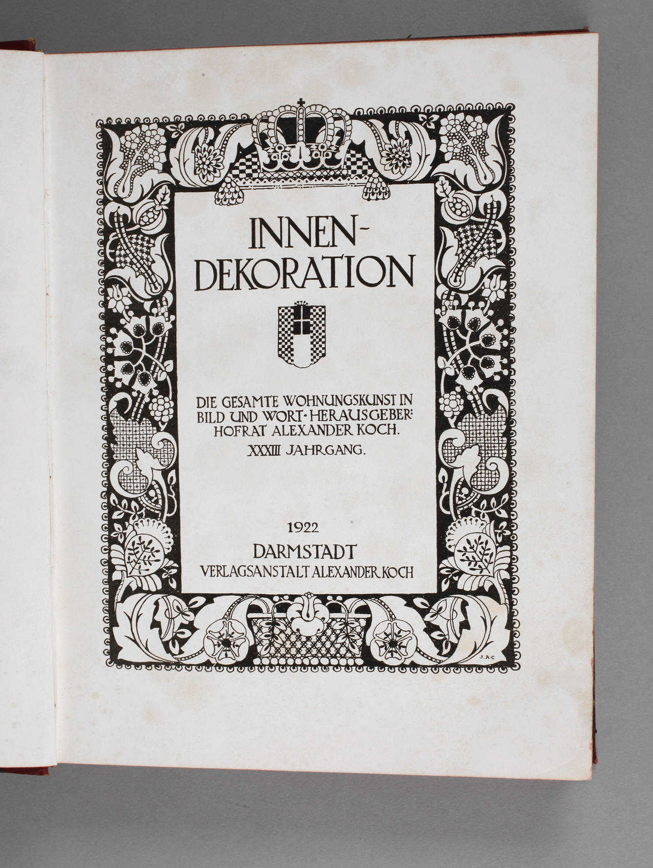 Innendekoration 1922