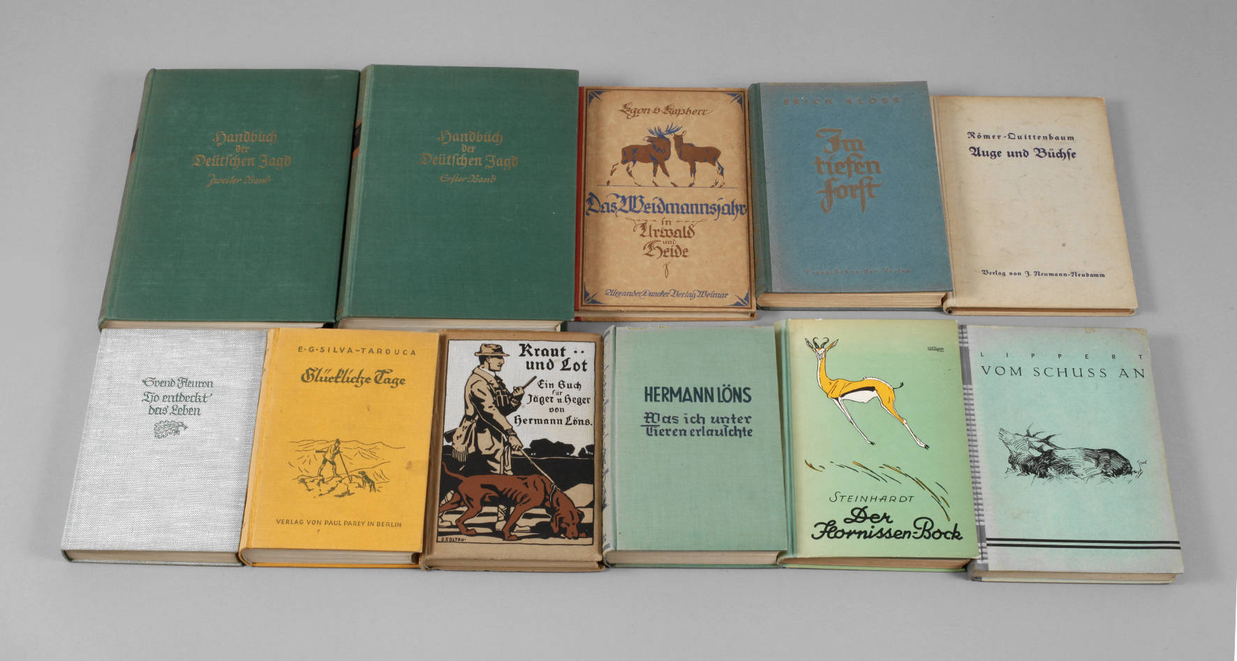 Großes Konvolut Jagdliteratur