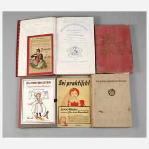 Konvolut Handwerksbücher Damenschneiderei