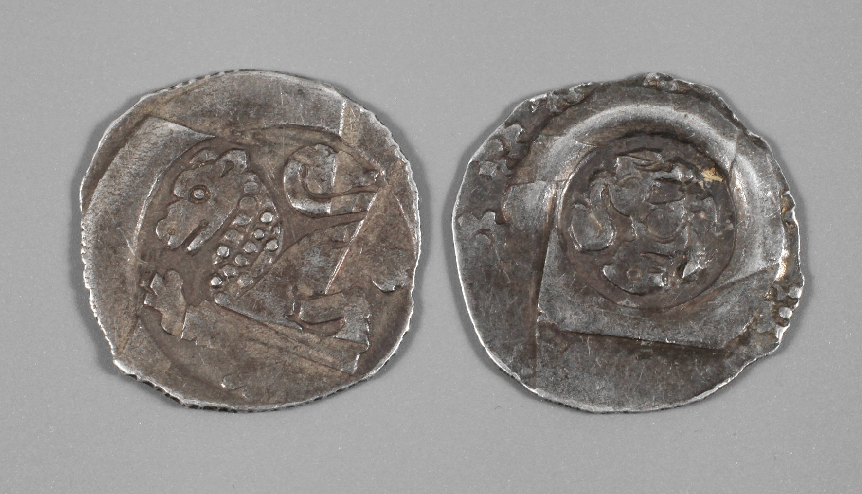 Brakteat Braunschweig-Lüneburg und Pfennig Wien