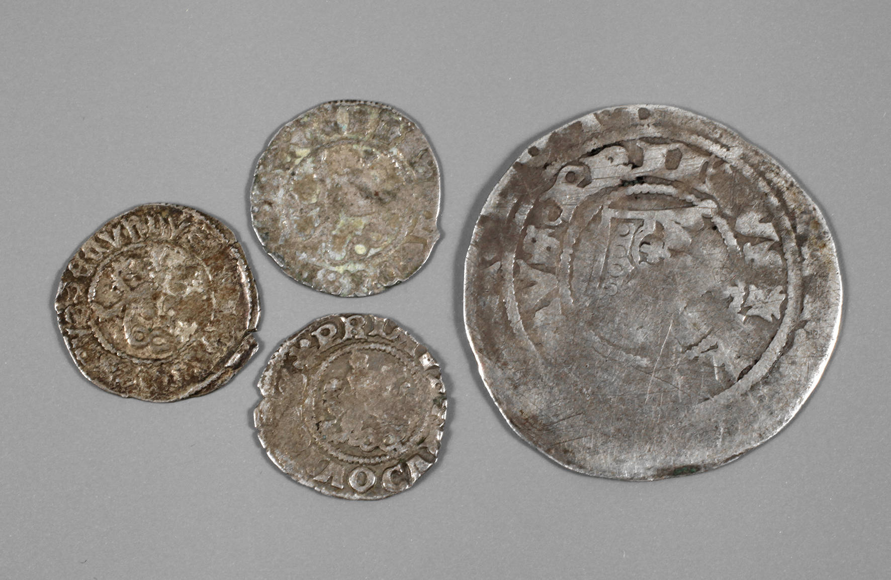 Vier Münzen Prag