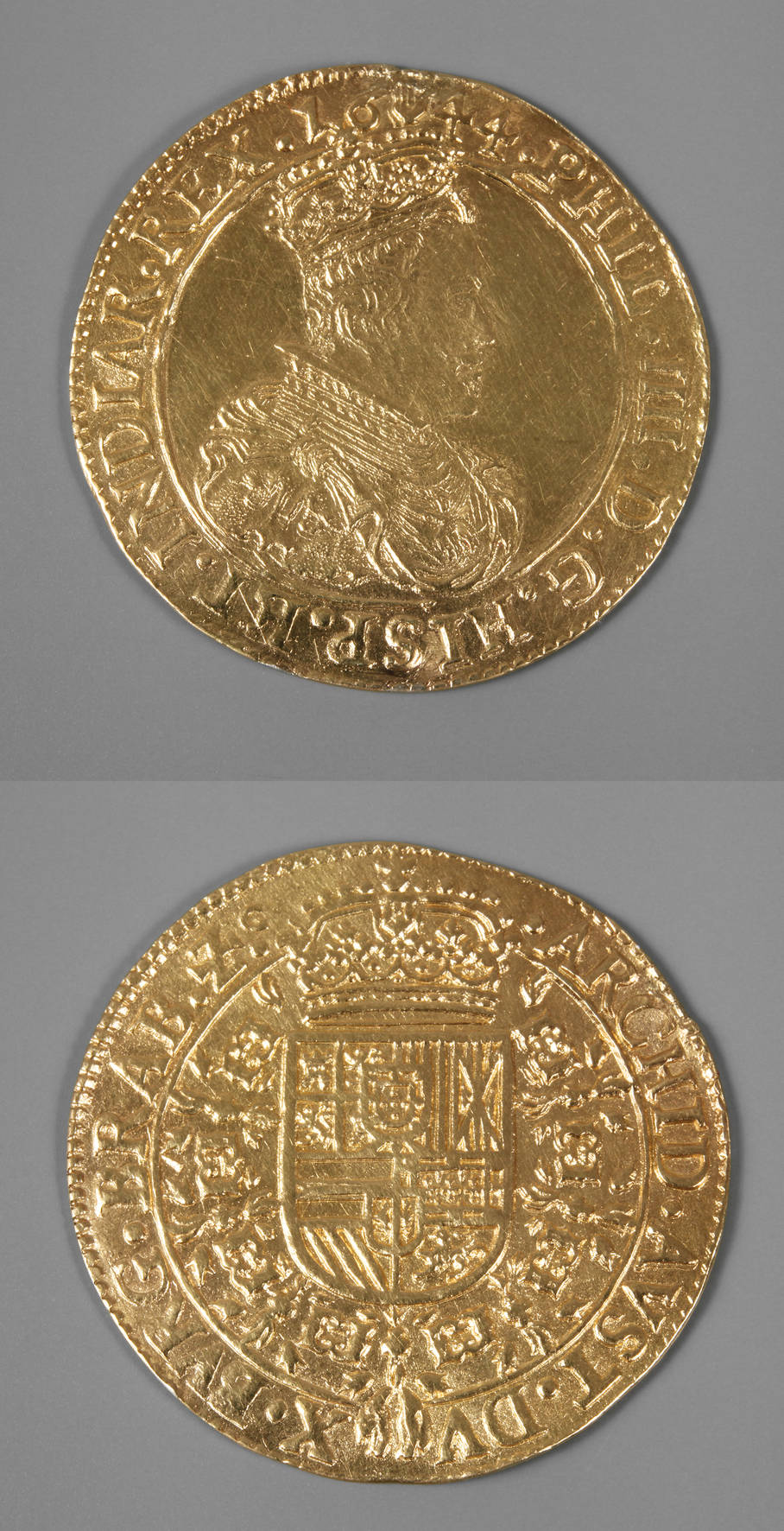 Goldmünze Brabant 1644