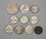 Zehn Münzen Sachsen/Polen