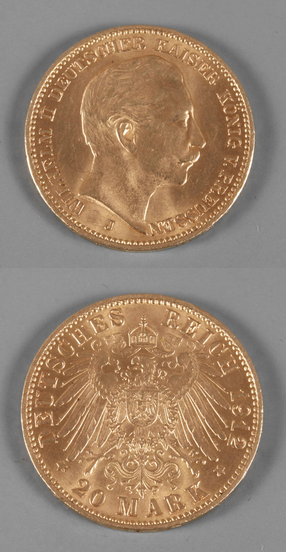 Goldmünze Preußen 1912