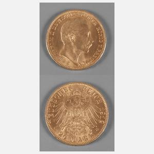 Goldmünze Preußen 1912