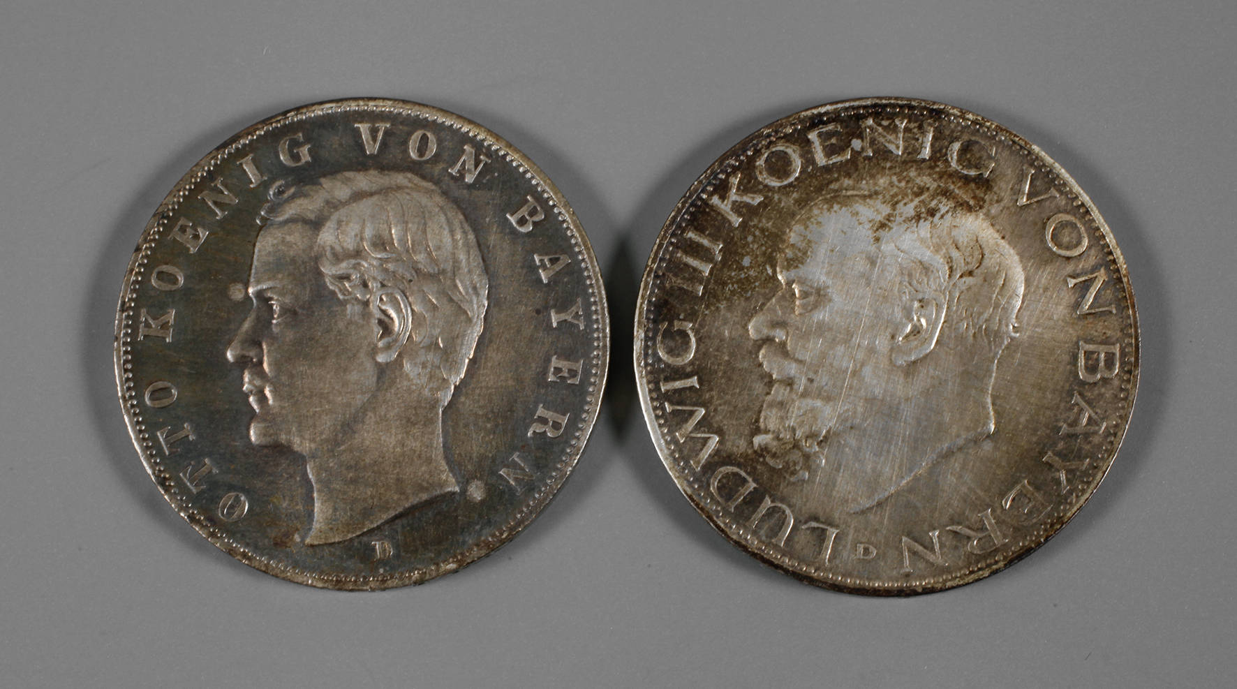 Zwei Münzen Bayern