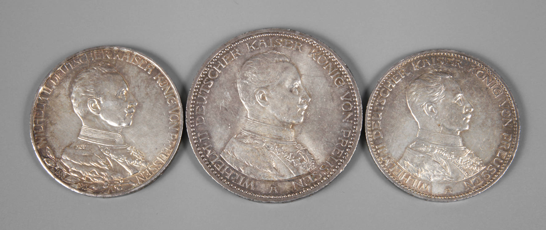Drei Münzen Preußen