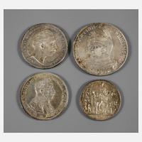 Vier Münzen Preußen111